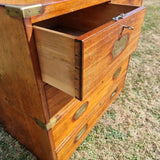 Antique 19th Century Campaign Chest of Drawers