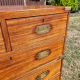 Antique 19th Century Campaign Chest of Drawers