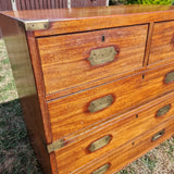 Antique 19th Century Campaign Chest of Drawers