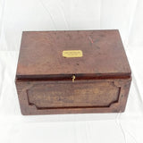 Antique 20th Century Orthoxicol Syrup Bottles in Fitted Box.