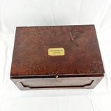 Antique 20th Century Orthoxicol Syrup Bottles in Fitted Box.
