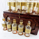 Antique 20th Century Orthoxicol Syrup Bottles in Fitted Box.