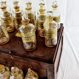 Antique 20th Century Orthoxicol Syrup Bottles in Fitted Box.