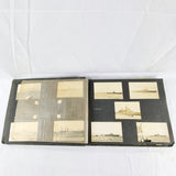 Vintage 1940s and 1950s Large Photograph Album of Ships, Planes, Boats, etc