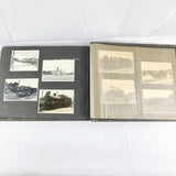 Vintage 1940s and 1950s Large Photograph Album of Ships, Planes, Boats, etc
