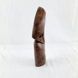 Vintage African Tribal Carved Wooden Hardwood Sculpture.