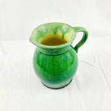 Vintage Pottery Green Glazed Water Jug.
