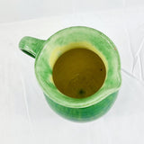 Vintage Pottery Green Glazed Water Jug.