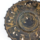 Antique Circa 1900s Japanese Paper Mache Tazza