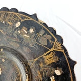 Antique Circa 1900s Japanese Paper Mache Tazza