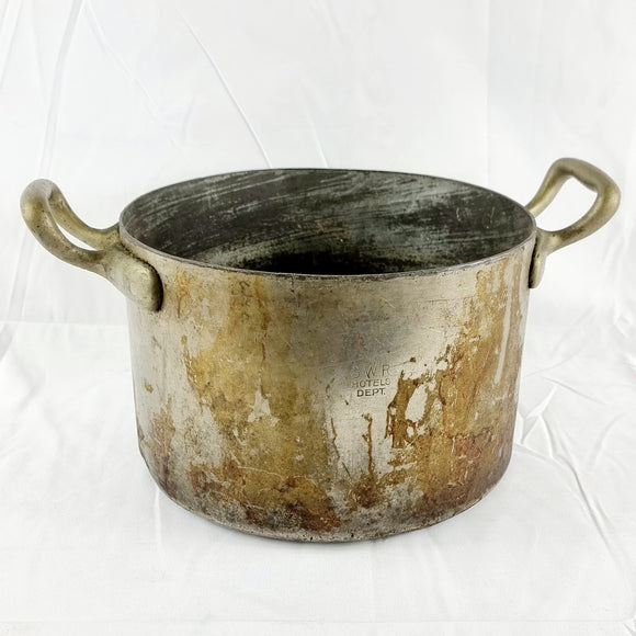 GWR Hotel Dept Brass Handled Cooking Pot