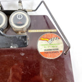 Rare Bakelite Heuer Clipboard with Omega Stopwatches for Lola T.70.sp Max Wilson