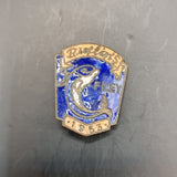 Vintage Enamel Butlins Filey Badge 1953