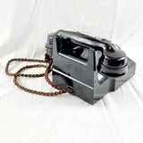 Vintage Bakelite GPO Black Telephone with Drawer