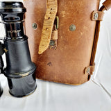 Pair of WW1 Military Binoculars Army Navy 1918 in Case