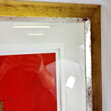 Concept Red by Linda Charles 38/95 Limited Edition Abstract Art.