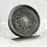 Hardy's Alnwick Patent 3 1/4 inch Fly Reel, Ivorine Handle with Tension Adjuster.