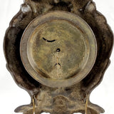 Antique French Style Spelter Mantle Clock by British United Clock Company.