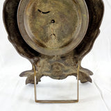 Antique French Style Spelter Mantle Clock by British United Clock Company.
