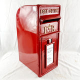 Classic Queen Elizabeth Style Red Post Box. Royal mail Red. Cast Iron.
