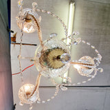 Vintage Three Branch Murano Glass Chandelier