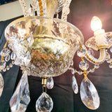 Vintage Three Branch Murano Glass Chandelier