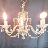 Vintage Three Branch Murano Glass Chandelier
