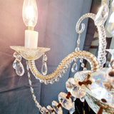 Vintage Three Branch Murano Glass Chandelier