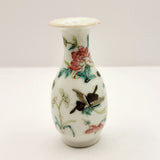Antique Cantonese Famille Rose Miniature Vase with Character Marks