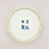 Antique Chinese Blue and White Dragon 19th Century Vase with Four Character Marks