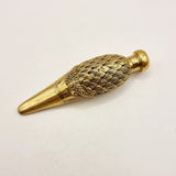 Antique 18ct Gold Plated Swan Head Perfume Bottle with Glass Eyes