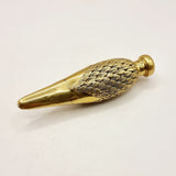Antique 18ct Gold Plated Swan Head Perfume Bottle with Glass Eyes