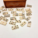 Antique POW Prisoner of War Bone Domino's