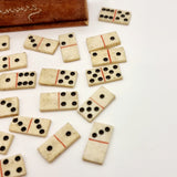 Antique POW Prisoner of War Bone Domino's