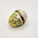 Bilston and battersea enamels, Halcyon Days' 1974 Easter egg. Enamel Egg.
