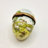 Bilston and battersea enamels, Halcyon Days' 1974 Easter egg. Enamel Egg.