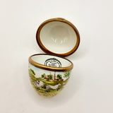 Bilston and battersea enamels, Halcyon Days' 1974 Easter egg. Enamel Egg.