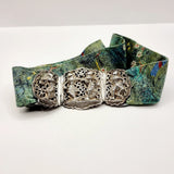 Antique 19th Century Silver Burmese Belt Buckle.