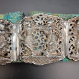 Antique 19th Century Silver Burmese Belt Buckle.