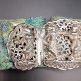 Antique 19th Century Silver Burmese Belt Buckle.