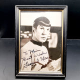 Original Leonard Nemoy Autographed Photo.