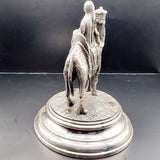 Antique Silver Plated James Deakin and sons Sheffield Camel and Rider