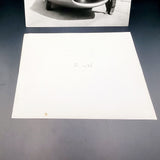 Two Vintage Black and White Photographs of Bluebird and Old Faithful.