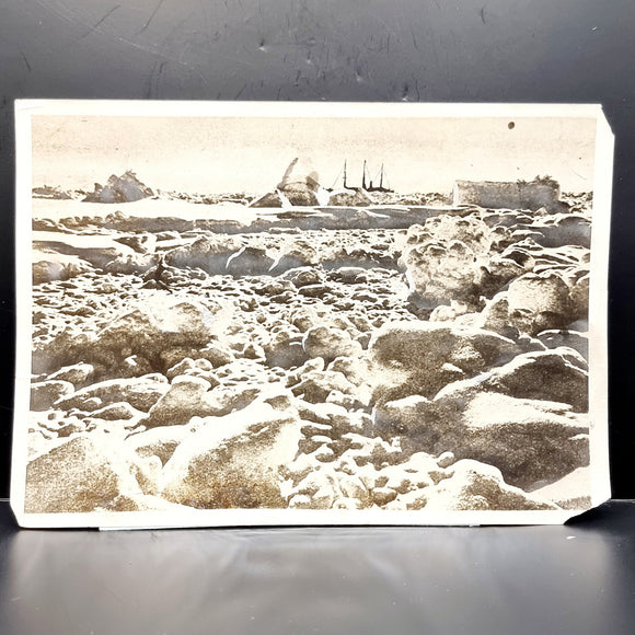 Vintage Photograph of the Endurance Caught in Ice Flows in Adelle Land