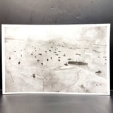 WWII Vintage Photograph of the D-Day Invasion of Normandy