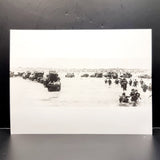 WWII Vintage Photograph of American Troops D-Day Landing