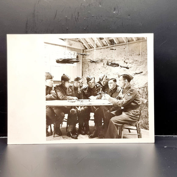 WWII Vintage Photograph of Artillery Units in Training Merchant Navy