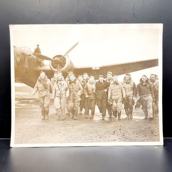WWII Vintage Photograph of The Men Who Bombed Munich