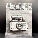 Vintage Black and White Photograph of Austin Alkley SS 1960s