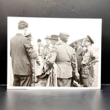 Vintage Black and White Photograph of British Army of the Rhine